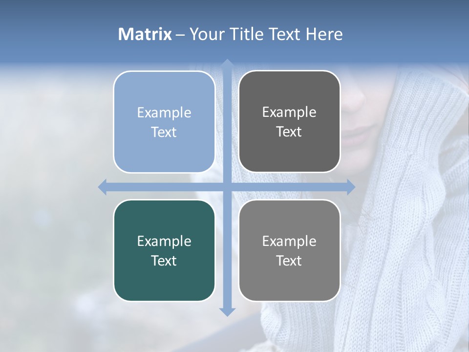 Sad Girl PowerPoint Template