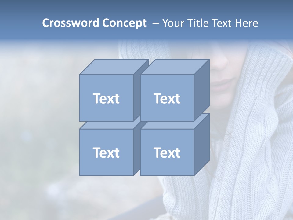 Sad Girl PowerPoint Template