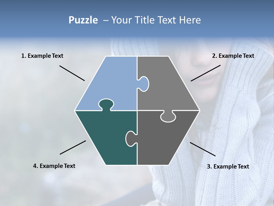 Sad Girl PowerPoint Template