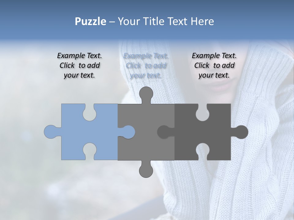 Sad Girl PowerPoint Template