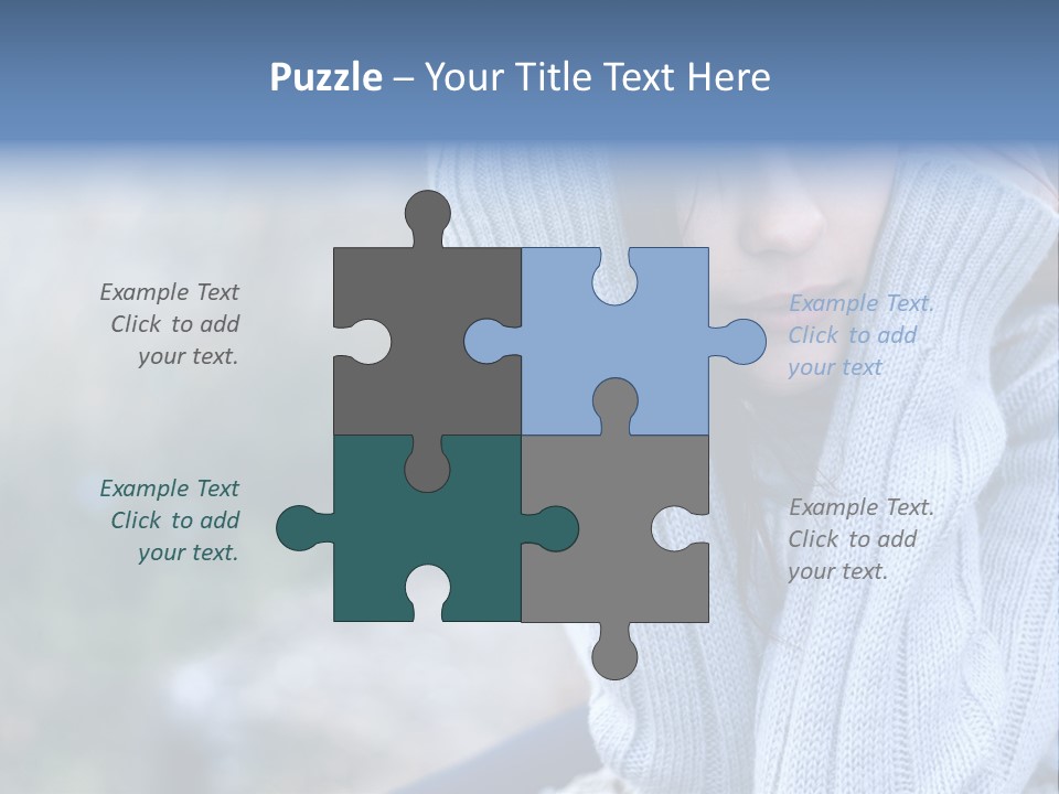 Sad Girl PowerPoint Template