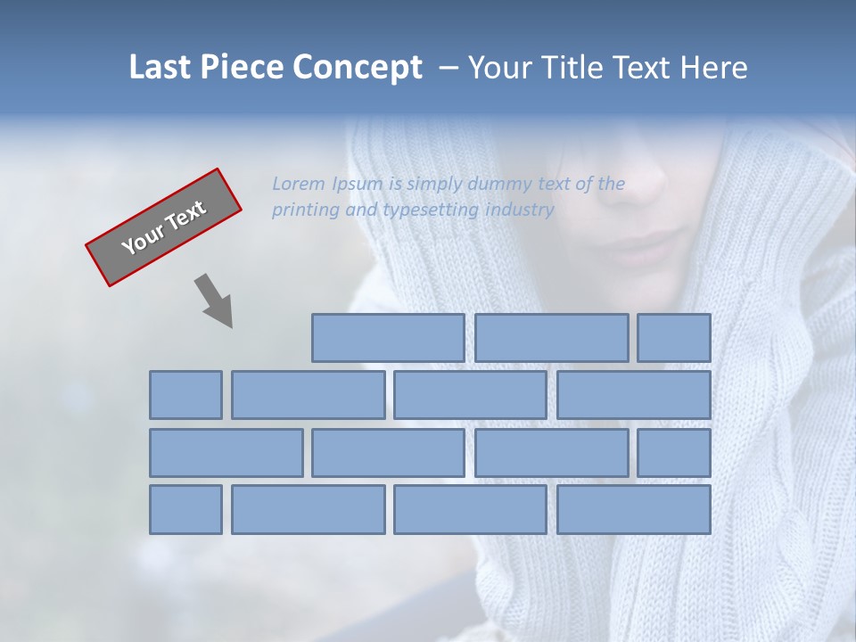 Sad Girl PowerPoint Template