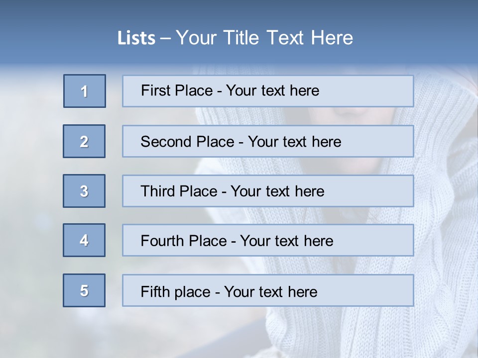 Sad Girl PowerPoint Template