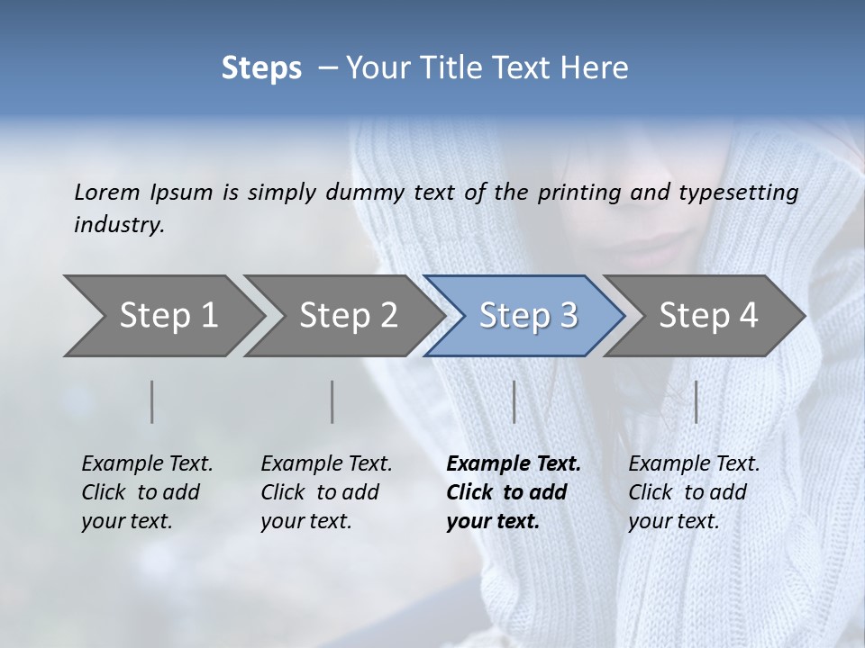 Sad Girl PowerPoint Template