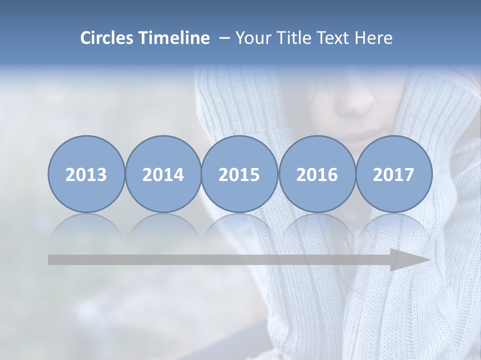 Sad Girl PowerPoint Template