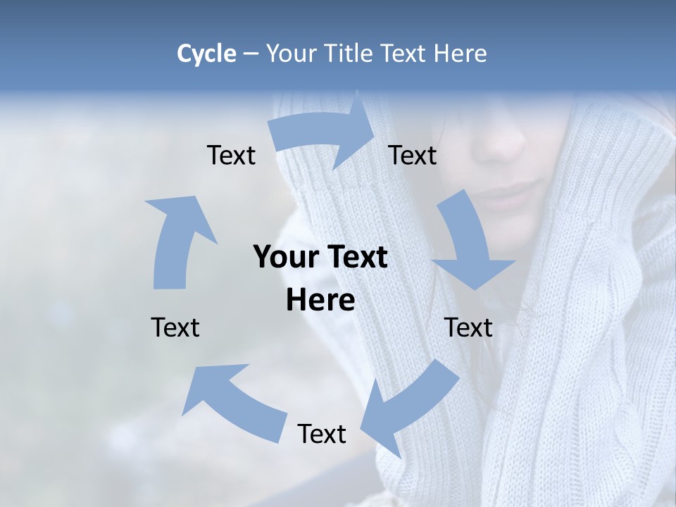 Sad Girl PowerPoint Template