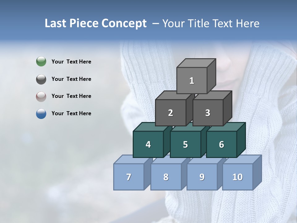 Sad Girl PowerPoint Template