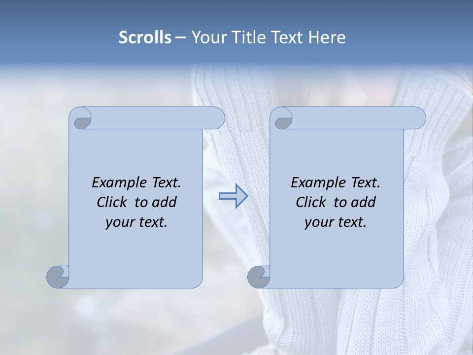Sad Girl PowerPoint Template
