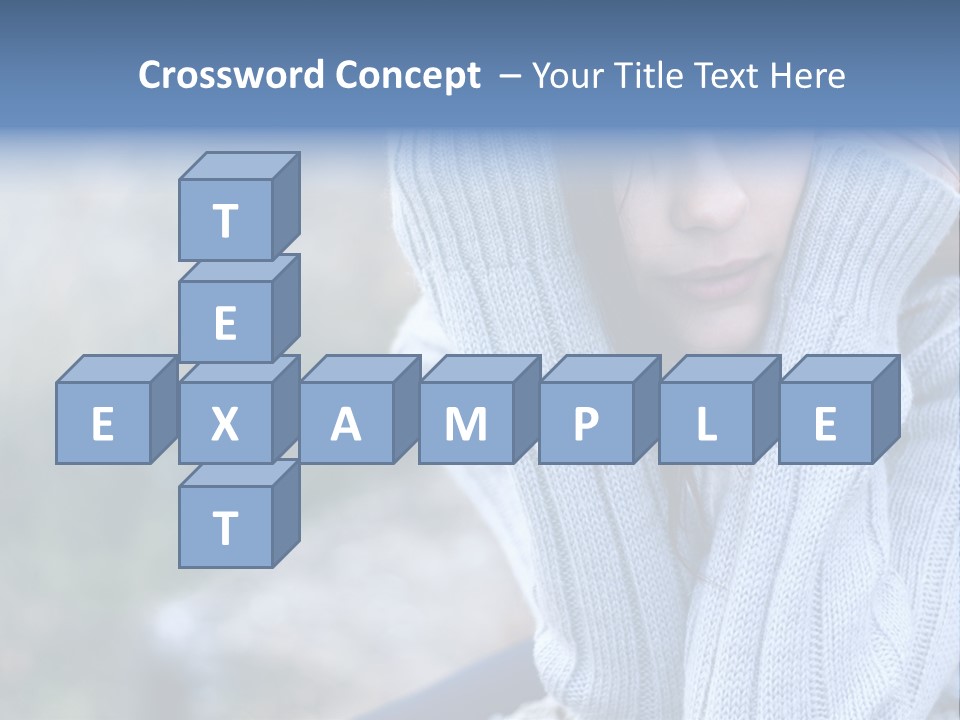 Sad Girl PowerPoint Template