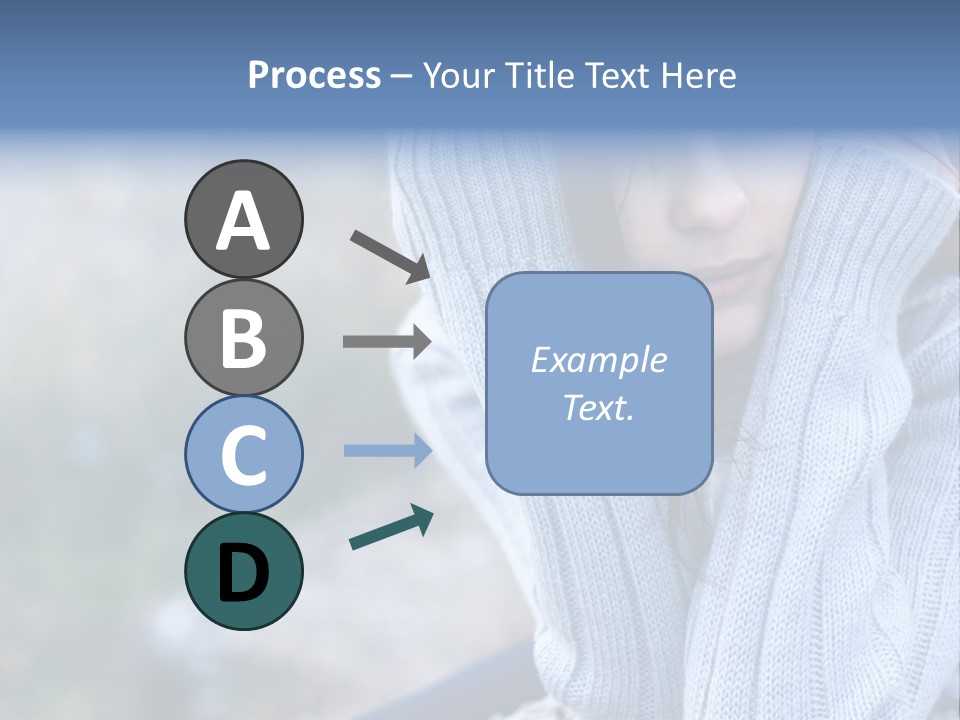 Sad Girl PowerPoint Template