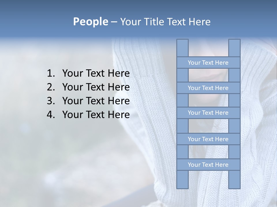 Sad Girl PowerPoint Template