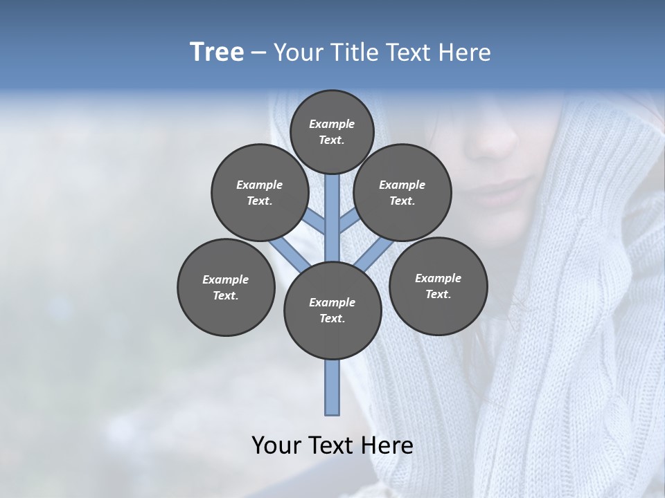 Sad Girl PowerPoint Template