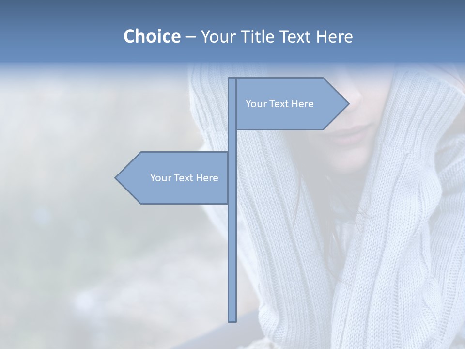 Sad Girl PowerPoint Template