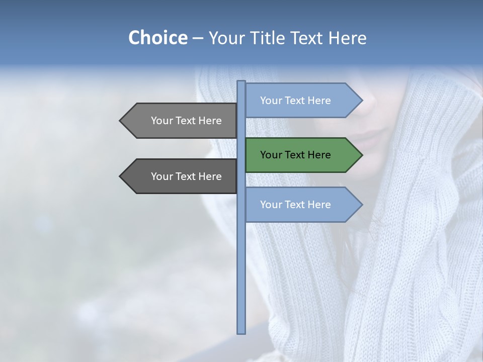 Sad Girl PowerPoint Template