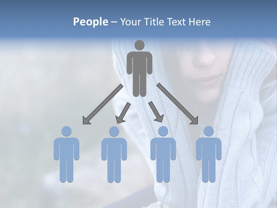 Sad Girl PowerPoint Template