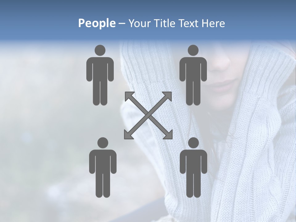 Sad Girl PowerPoint Template