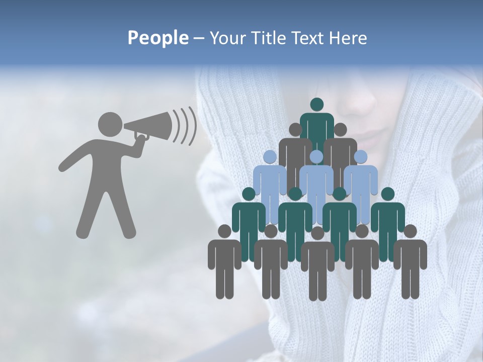 Sad Girl PowerPoint Template