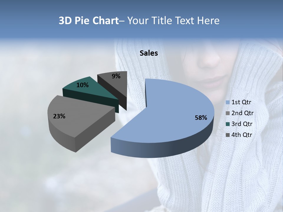 Sad Girl PowerPoint Template