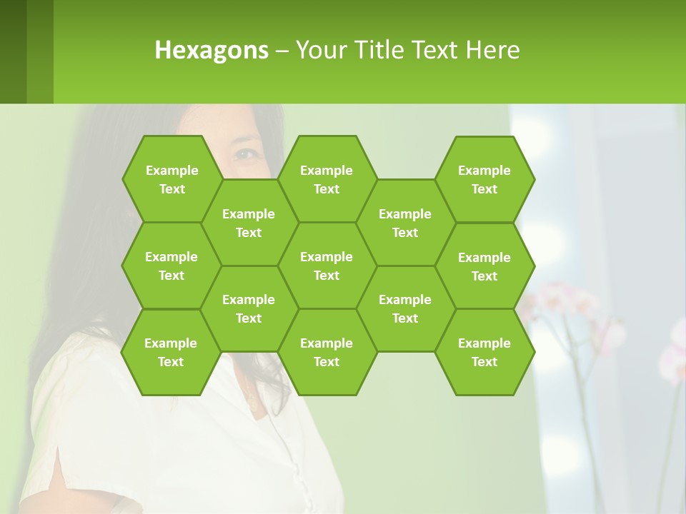 Woman Smiling PowerPoint Template