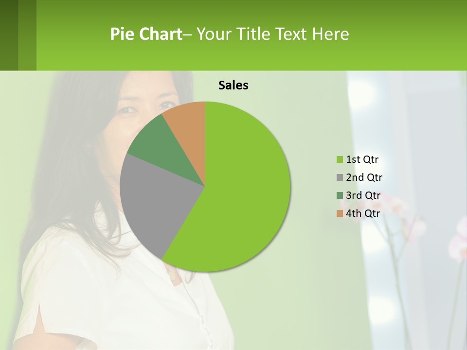 Woman Smiling PowerPoint Template