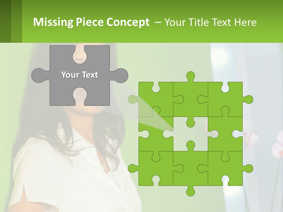 Woman Smiling PowerPoint Template