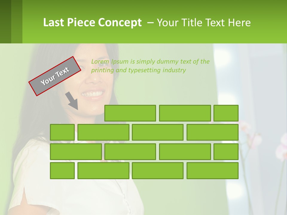 Woman Smiling PowerPoint Template