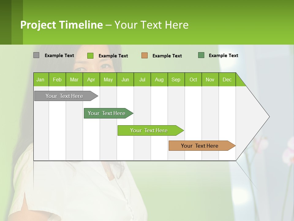 Woman Smiling PowerPoint Template