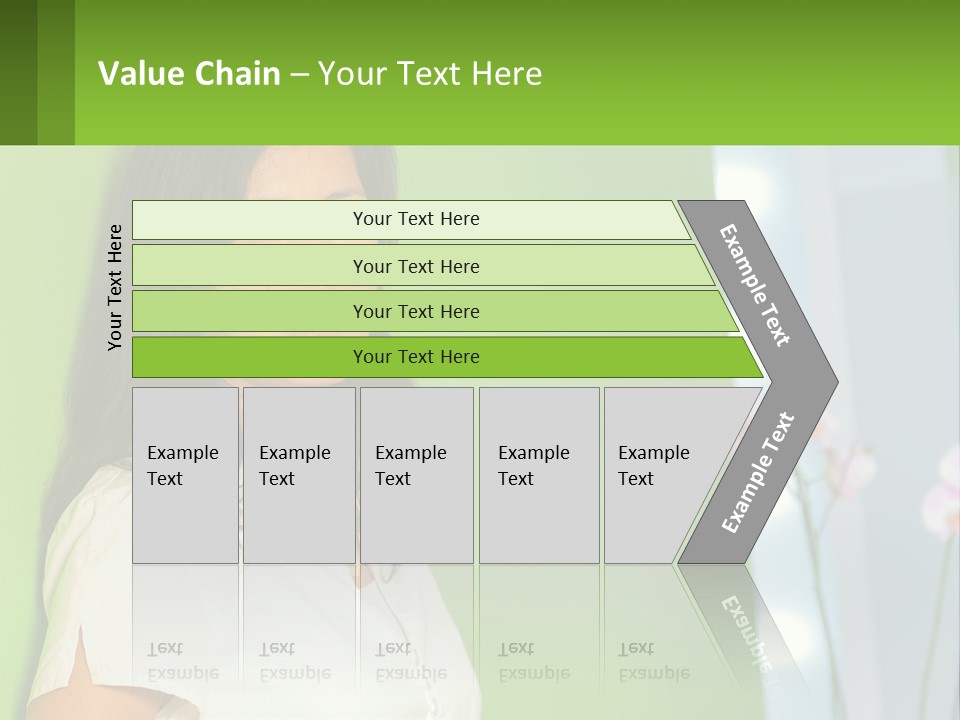 Woman Smiling PowerPoint Template