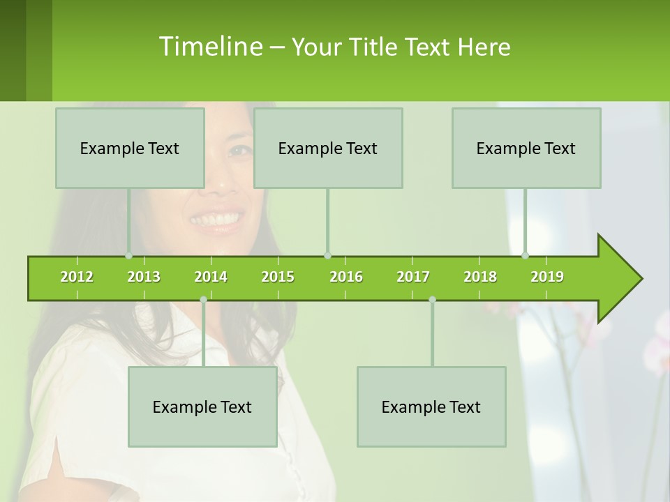 Woman Smiling PowerPoint Template