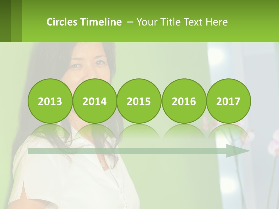 Woman Smiling PowerPoint Template