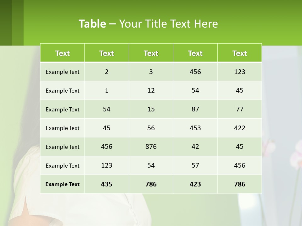 Woman Smiling PowerPoint Template