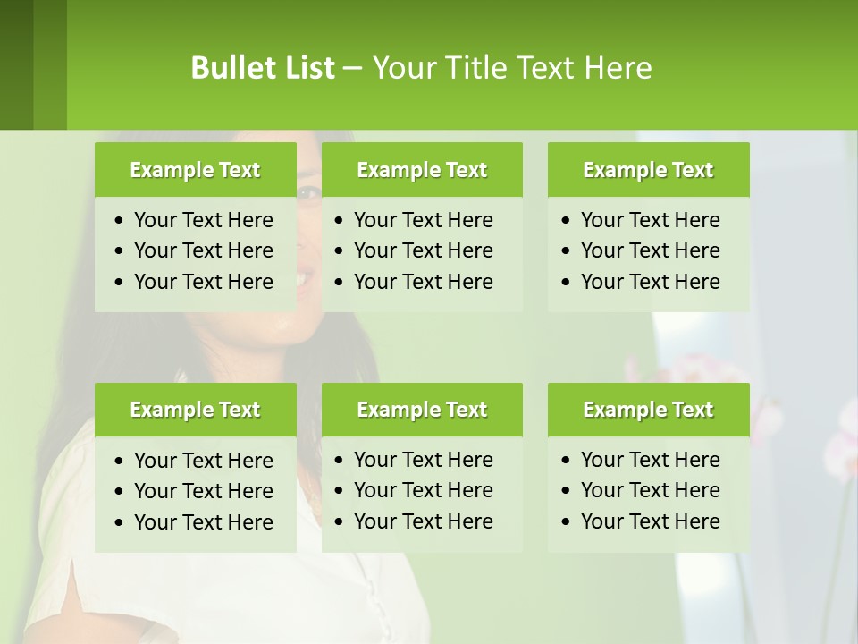 Woman Smiling PowerPoint Template