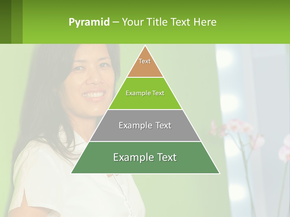 Woman Smiling PowerPoint Template