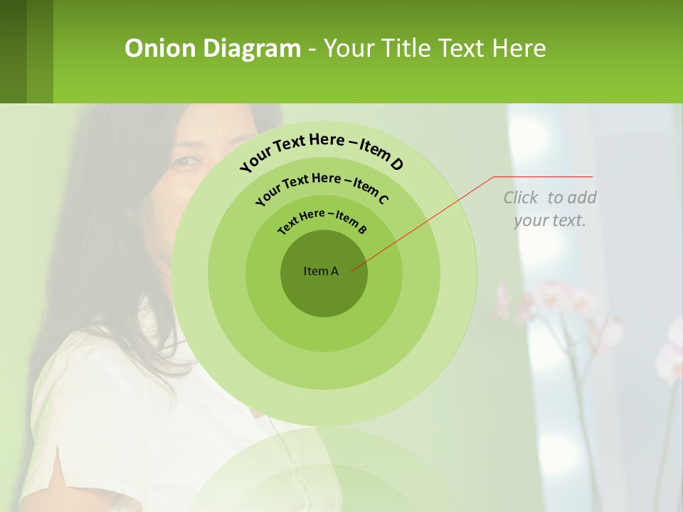 Woman Smiling PowerPoint Template