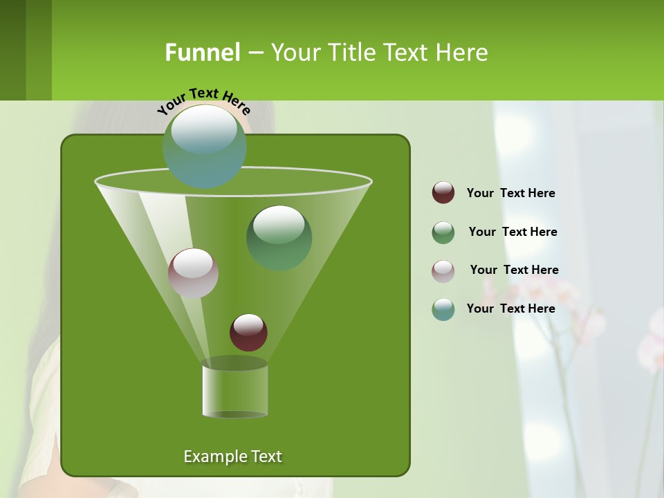 Woman Smiling PowerPoint Template