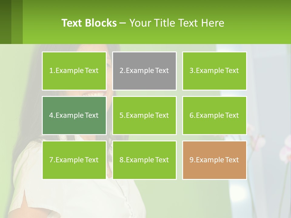 Woman Smiling PowerPoint Template