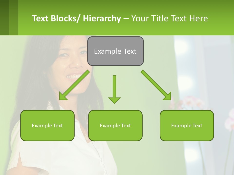 Woman Smiling PowerPoint Template