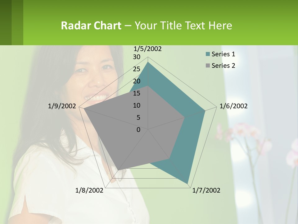 Woman Smiling PowerPoint Template