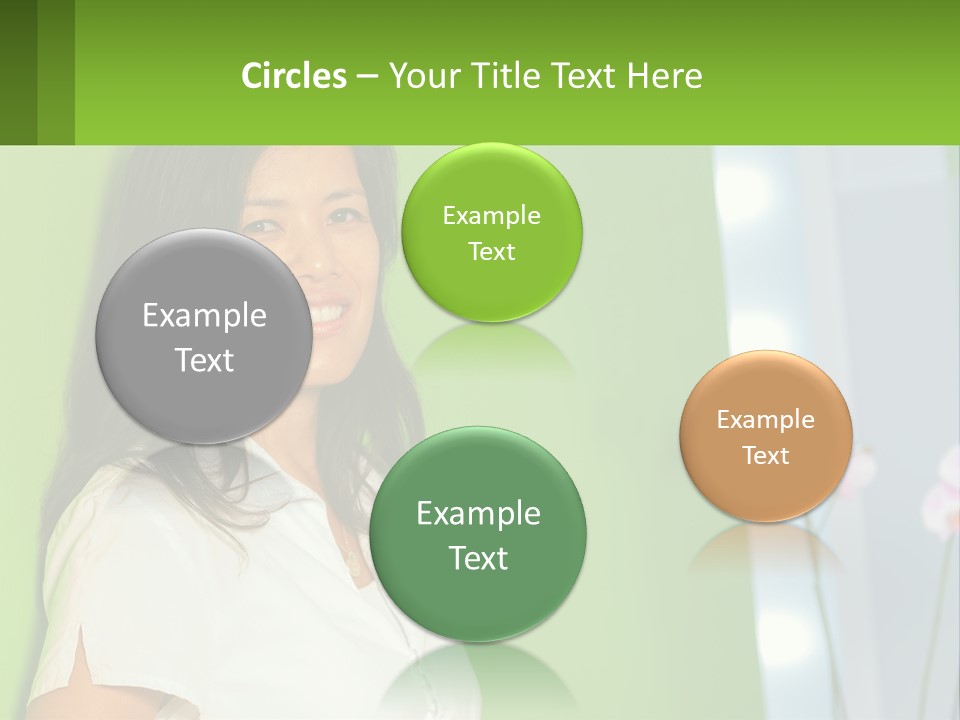 Woman Smiling PowerPoint Template