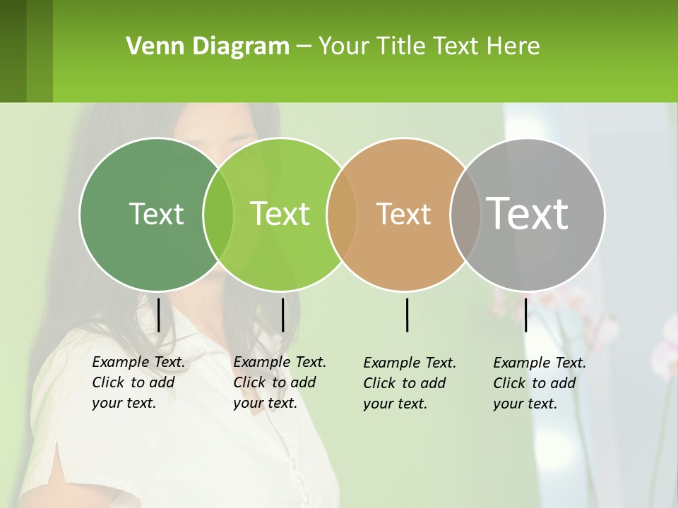 Woman Smiling PowerPoint Template