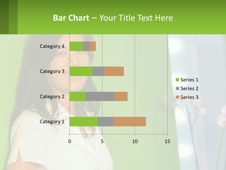 Woman Smiling PowerPoint Template