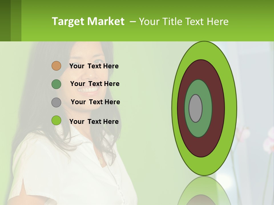 Woman Smiling PowerPoint Template