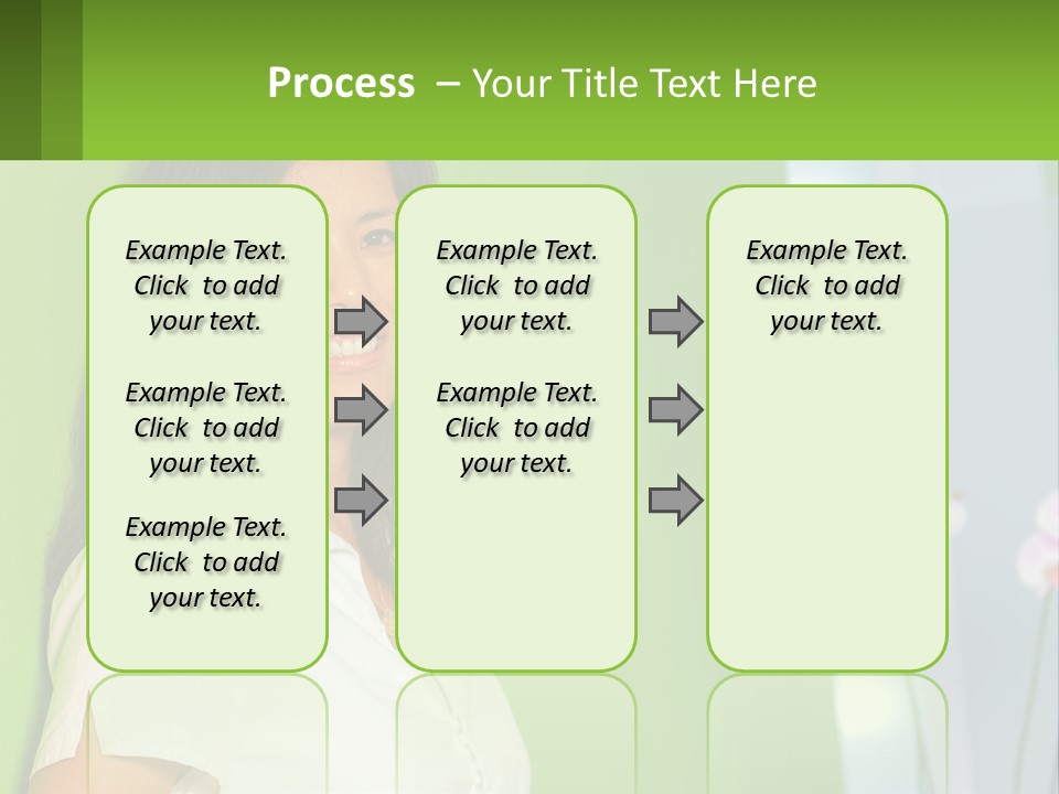 Woman Smiling PowerPoint Template