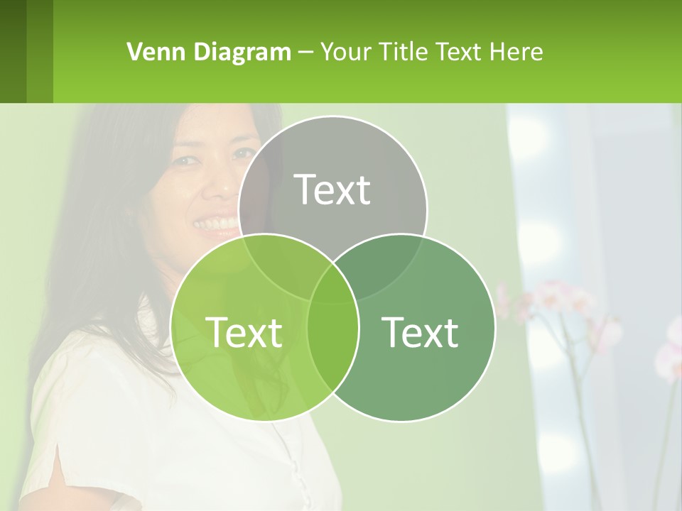 Woman Smiling PowerPoint Template