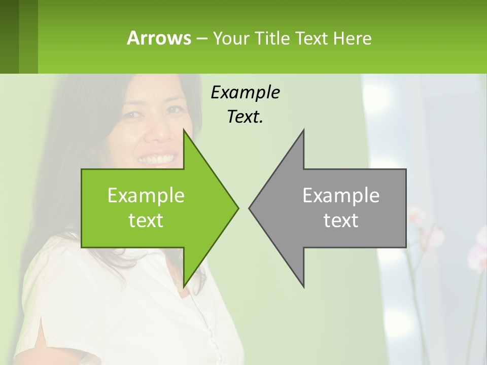 Woman Smiling PowerPoint Template