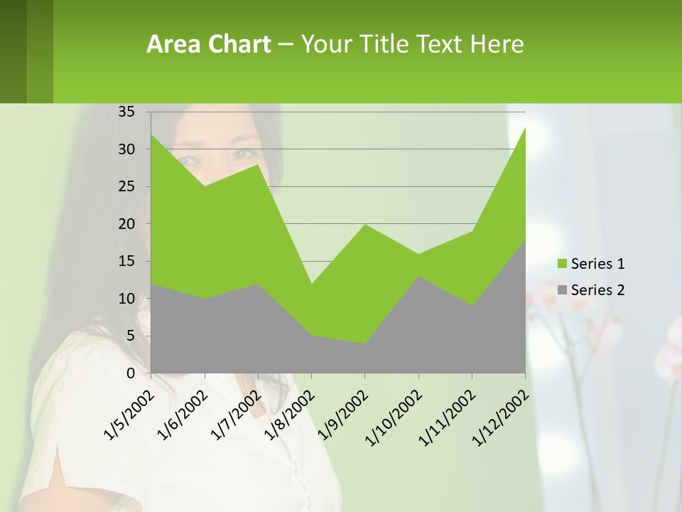 Woman Smiling PowerPoint Template