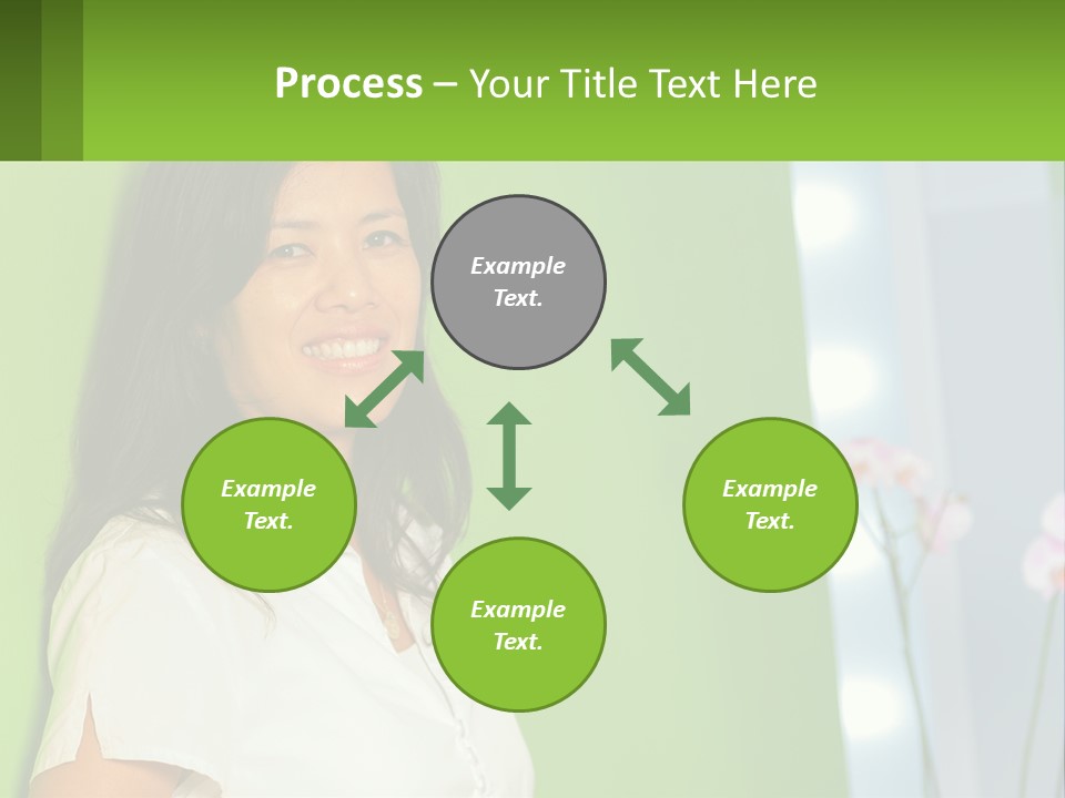 Woman Smiling PowerPoint Template