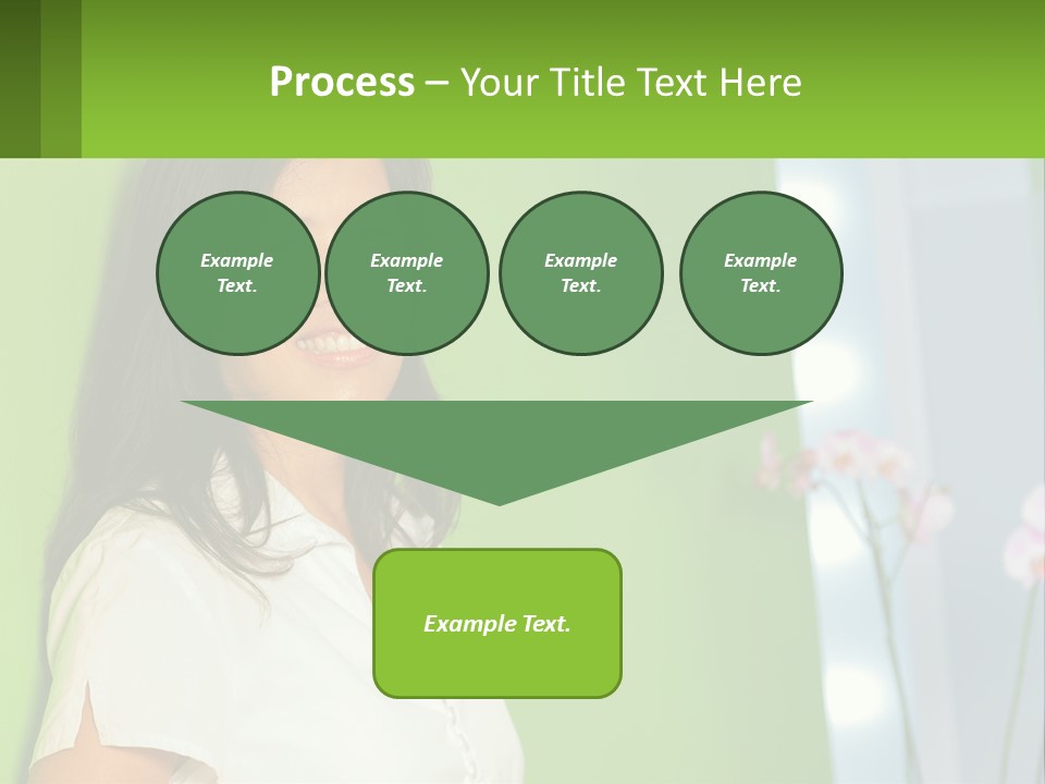 Woman Smiling PowerPoint Template