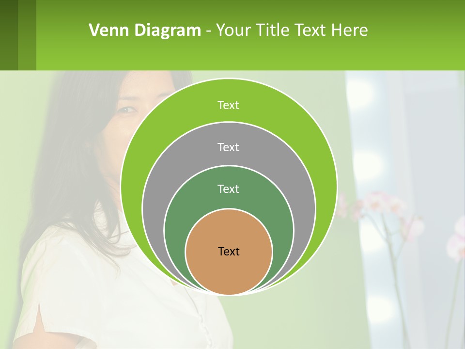 Woman Smiling PowerPoint Template