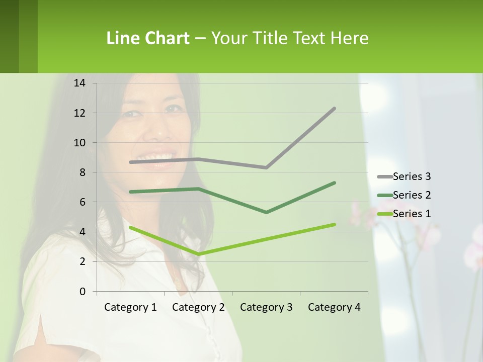 Woman Smiling PowerPoint Template